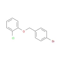 Aobchem&nbsp;Benzene  1-[(4-bromophenyl)methoxy]-2-chloro- | ≥95% | CAS 859777-28-9 | C13H10BrClO | 1g