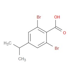 Aobchem&nbsp;2 6-Dibromo-4-isopropylbenzoic acid | ≥97% | CAS 2484889-02-1 | C10H10Br2O2 | 5g