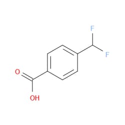 Aobchem&nbsp;4-(Difluoromethyl)benzoic acid | ≥95% | CAS 55805-21-5 | C8H6F2O2 | 5g