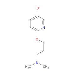 Aobchem&nbsp;3-(5-Bromopyridin-2yl)oxy-N N-dimethylpropan-1-amine | ≥97% | CAS 1248399-37-2 | C10H15BrN2O | 1g