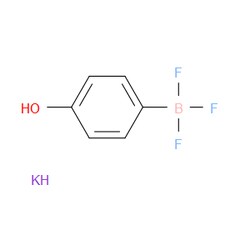 Aobchem&nbsp;Potassium 4-hydroxyphenyltrifluoroborate | ≥97% | CAS 1015082-71-9 | C6H5BF3KO | 25g