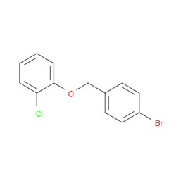 Aobchem&nbsp;Benzene  1-[(4-bromophenyl)methoxy]-2-chloro- | ≥95% | CAS 859777-28-9 | C13H10BrClO | 250mg