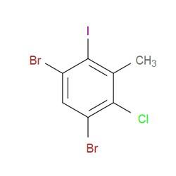 Aobchem&nbsp;1 5-Dibromo-2-chloro-4-iodo-3-methylbenzene | ≥95% | CAS 1000573-72-7 | C7H4Br2ClI | 10g
