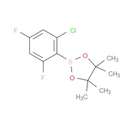 Aobchem&nbsp;2-(2-Chloro-4 6-difluorophenyl)-4 4 5 5-tetramethyl-1 3 2-dioxaborolane | ≥95% | CAS 1239492-72-8 | C12H14BClF2O2 | 500mg