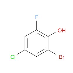 Aobchem&nbsp;2-Bromo-4-chloro-6-fluorophenol | ≥95% | CAS 886499-88-3 | C6H3BrClFO | 10g