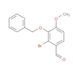 Aobchem&nbsp;3-(Benzyloxy)-2-bromo-4-methoxybenzaldehyde | ≥95% | CAS 38849-38-6 | C15H13BrO3 | 500mg