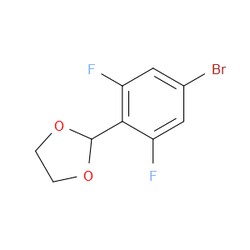 Aobchem&nbsp;2-(4-Bromo-2 6-difluorophenyl)-1 3-dioxolane | ≥97% | CAS 773087-43-7 | C9H7BrF2O2 | 25g