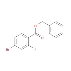 Aobchem&nbsp;Benzoic acid  4-bromo-2-fluoro-  phenylmethyl ester | ≥97% | CAS 437764-46-0 | C14H10BrFO2 | 250mg