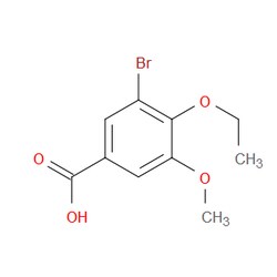 Aobchem&nbsp;3-Bromo-4-ethoxy-5-methoxybenzoic acid | ≥97% | CAS 671790-48-0 | C10H11BrO4 | 1g