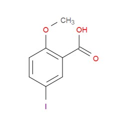 Aobchem&nbsp;5-Iodo-2-methoxybenzoic acid | ≥95% | CAS 2786-00-7 | C8H7IO3 | 25g