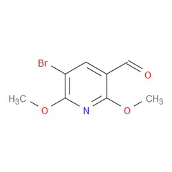 Aobchem&nbsp;5-Bromo-2 6-dimethoxypyridine-3-carbaldehyde | ≥95% | CAS 1823332-95-1 | C8H8BrNO3 | 5g