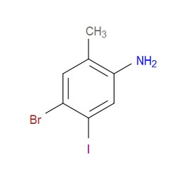 Aobchem&nbsp;4-Bromo-5-iodo-2-methylaniline | ≥97% | CAS 1566199-32-3 | C7H7BrIN | 1g