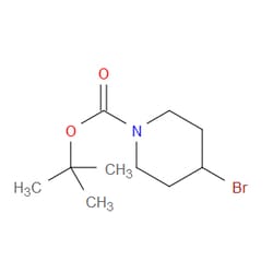 Aobchem&nbsp;4-Bromopiperidine-1-carboxylic acid tert-butyl ester | ≥95% | CAS 180695-79-8 | C10H18BrNO2 | 25g