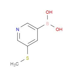 Aobchem&nbsp;5-(Methylthio)pyridine-3-boronic acid | ≥97% | CAS 477251-98-2 | C6H8BNO2S | 5g