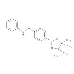 Aobchem&nbsp;4-(N-phenylaminomethyl)phenylboronic acid  pinacol ester | ≥95% | CAS 1029439-56-2 | C19H24BNO2 | 25g