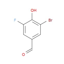 Aobchem&nbsp;3-Bromo-5-fluoro-4-hydroxybenzaldehyde | ≥97% | CAS 185345-46-4 | C7H4BrFO2 | 5g