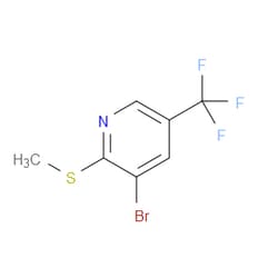 Aobchem&nbsp;3-Bromo-2-(methylthio)-5-(trifluoromethyl)pyridine | ≥95% | CAS 1226808-64-5 | C7H5BrF3NS | 500mg