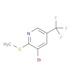Aobchem&nbsp;3-Bromo-2-(methylthio)-5-(trifluoromethyl)pyridine | ≥95% | CAS 1226808-64-5 | C7H5BrF3NS | 5g