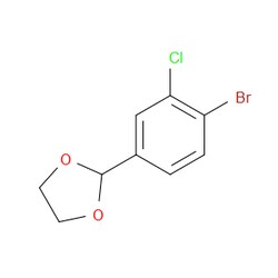 Aobchem&nbsp;2-(4-Bromo-3-chlorophenyl)-1 3-dioxolane | ≥95% | CAS 1063712-33-3 | C9H8BrClO2 | 5g