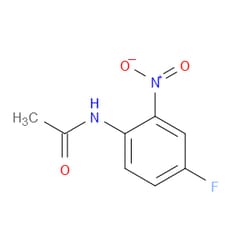 Aobchem&nbsp;4 -Fluoro-2 -nitroacetanilide | ≥95% | CAS 448-39-5 | C8H7FN2O3 | 10g