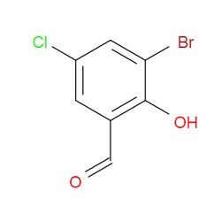 Aobchem&nbsp;3-Bromo-5-chloro-2-hydroxybenzaldehyde | ≥95% | CAS 19652-32-5 | C7H4BrClO2 | 25g
