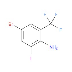 Aobchem&nbsp;4-Bromo-2-iodo-6-(trifluoromethyl)aniline | 95% | CAS 1807119-74-9 | C7H4BrF3IN | 5g