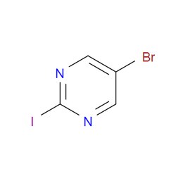 Aobchem&nbsp;5-Bromo-2-iodopyrimidine | ≥97% | CAS 183438-24-6 | C4H2BrIN2 | 25g