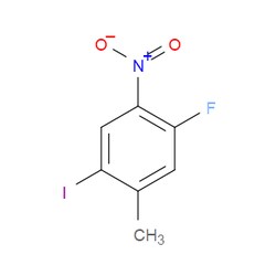 Aobchem&nbsp;1-Fluoro-4-iodo-5-methyl-2-nitrobenzene | ≥95% | CAS 1803811-31-5 | C7H5FINO2 | 25g
