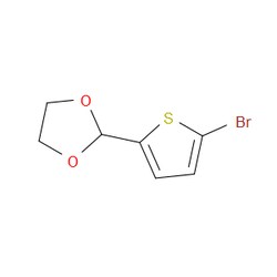 Aobchem&nbsp;2-Bromo-5-formylthiophene ethylene acetal | ≥95% | CAS 52157-62-7 | C7H7BrO2S | 250mg