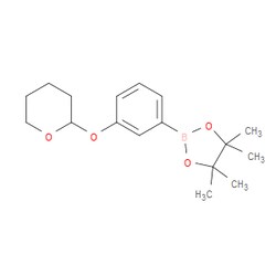 Aobchem&nbsp;3-(Tetrahydro-2H-pyran-2-yloxy)phenylboronic acid pinacol ester | ≥97% | CAS 850568-69-3 | C17H25BO4 | 25g