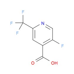 Aobchem&nbsp;5-Fluoro-2-(trifluoromethyl)-4-pyridinecarboxylic acid | ≥97% | CAS 1256806-61-7 | C7H3F4NO2 | 5g