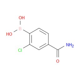 Aobchem&nbsp;4-(Aminocarbonyl)-2-chlorophenylboronic acid | ≥97% | CAS 2691129-23-2 | C7H7BClNO3 | 5g