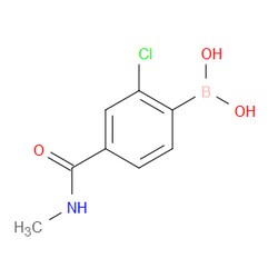 Aobchem&nbsp;2-Chloro-4-(methylcarbamoyl)phenylboronic acid | ≥97% | CAS 1451391-89-1 | C8H9BClNO3 | 10g
