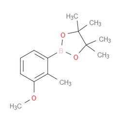 Aobchem&nbsp;3-Methoxy-2-methylphenylboronic acid pinacol ester | ≥97% | CAS 351456-69-4 | C14H21BO3 | 10g