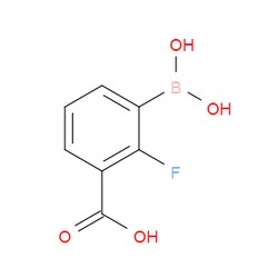 Aobchem&nbsp;3-Carboxy-2-fluorophenylboronic acid | ≥97% | CAS 1072952-09-0 | C7H6BFO4 | 25g
