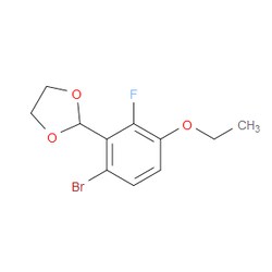 Aobchem&nbsp;2-(2-Bromo-6-fluoro-5-ethoxyphenyl)-1 3-dioxolane | ≥95% | CAS 1383469-34-8 | C11H12BrFO3 | 10g