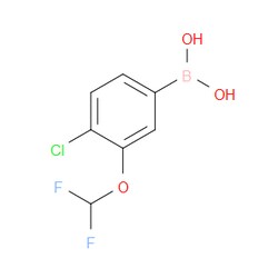 Aobchem&nbsp;4-Chloro-3-(difluoromethoxy)phenylboronic acid | ≥97% | CAS 1310949-72-4 | C7H6BClF2O3 | 5g