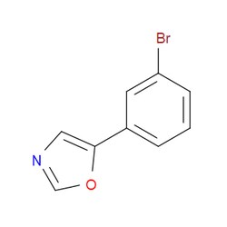 Aobchem&nbsp;5-(3-Bromophenyl)-1 3-oxazole | ≥97% | CAS 243455-57-4 | C9H6BrNO | 10g