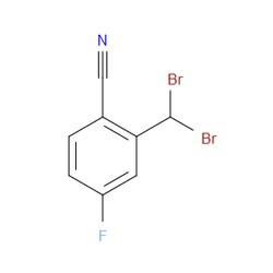 Aobchem&nbsp;2-(Dibromomethyl)-4-fluorobenzonitrile | ≥97% | CAS 1485536-93-3 | C8H4Br2FN | 10g