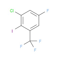 Aobchem&nbsp;1-Chloro-5-fluoro-2-iodo-3-(trifluoromethyl)benzene | ≥97% | CAS 2386335-43-7 | C7H2ClF4I | 10g