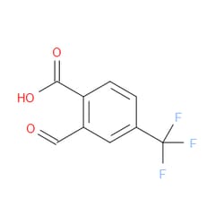 Aobchem&nbsp;2-Formyl-4-(trifluoromethyl)benzoic acid | ≥97% | CAS 23984-83-0 | C9H5F3O3 | 5g