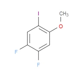 Aobchem&nbsp;1 2-Difluoro-4-iodo-5-methoxybenzene | ≥97% | CAS 1228093-54-6 | C7H5F2IO | 10g