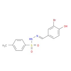 Aobchem&nbsp;N -(3-bromo-4-hydroxybenzylidene)-4-methylbenzenesulfonohydrazide | ≥97% | CAS 359422-09-6 | C14H13BrN2O3S | 10g