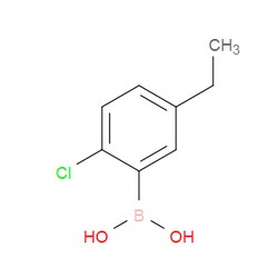 Aobchem&nbsp;(2-Chloro-5-ethylphenyl)boronic acid | ≥95% | CAS 1418023-51-4 | C8H10BClO2 | 10g