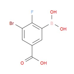 Aobchem&nbsp;2-Fluoro-3-bromo-5-carboxyphenylboronic acid | ≥95% | CAS 1452575-84-6 | C7H5BBrFO4 | 25g