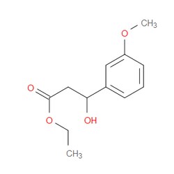 Aobchem&nbsp;Ethyl 3-hydroxy-3-(3-methoxyphenyl)propanoate | ≥95% | CAS 51699-39-9 | C12H16O4 | 1g