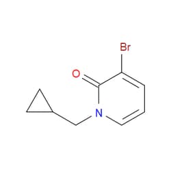 Aobchem&nbsp;3-Bromo-1-(cyclopropylmethyl)-2(1H)-pyridinone | ≥95% | CAS 1602551-71-2 | C9H10BrNO | 1g