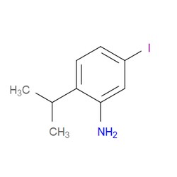 Aobchem&nbsp;5-Iodo-2-isopropylaniline | ≥97% | CAS 1219097-27-4 | C9H12IN | 5g