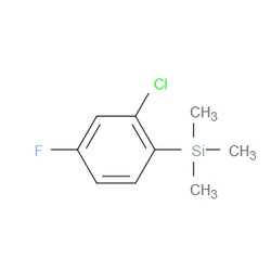 Aobchem&nbsp;(2-Chloro-4-fluorophenyl)trimethylsilane | ≥95% | CAS 871824-05-4 | C9H12ClFSi | 5g
