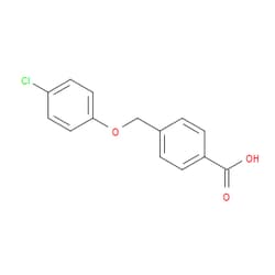 Aobchem&nbsp;4-((4-Chlorophenoxy)methyl)benzoic acid | ≥97% | CAS 88382-48-3 | C14H11ClO3 | 500mg